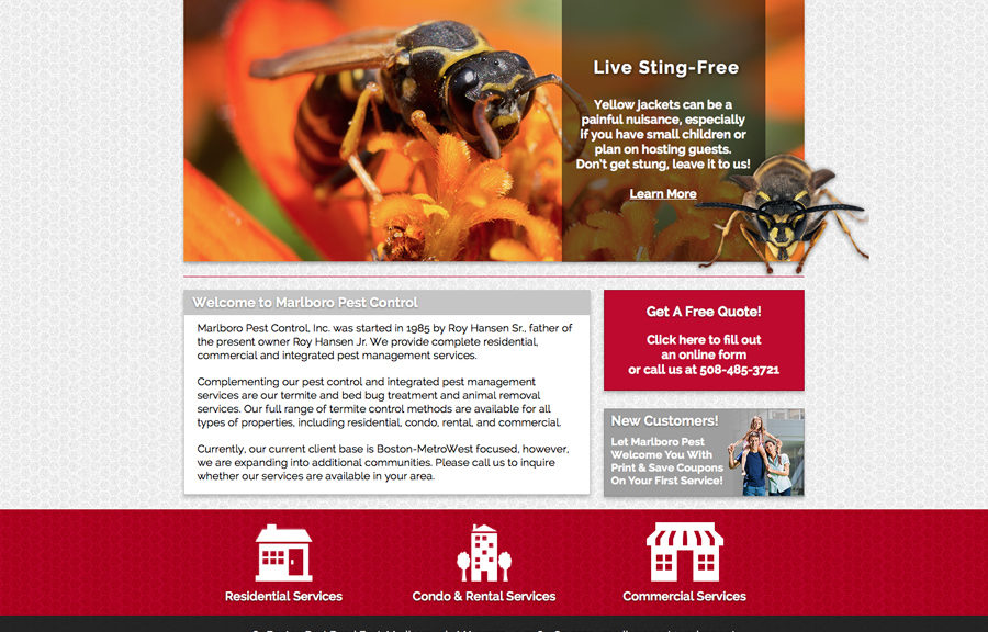 Marlboro Pest Control Onpoint  Design