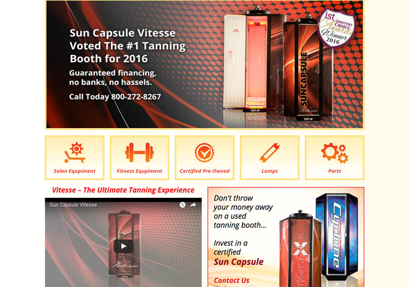 Sun Capsule Onpoint Web Design